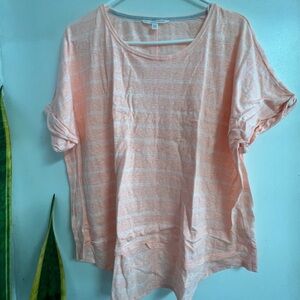 Victoria’s Secret Dolman Tee Solar Sorbet Stripe XL